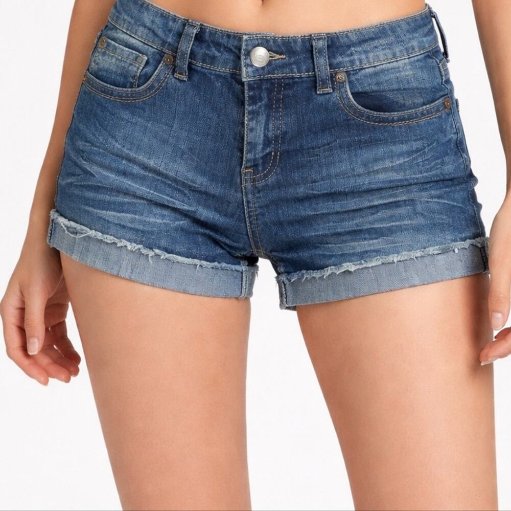 Vigoss Girls Jean Shorts With Embroidered Pockets sz 14